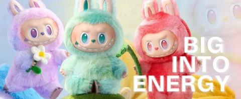 LABUBU Big Into Energy Brelok Maskotka Niespodzianka Pop Mart